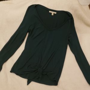 Green dark teal Express shirt S Small